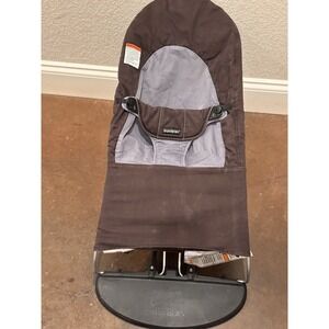 Baby Bjorn Bouncer Balance Soft-Brown/Gray Baby Seat Infant Excellent Used Cond